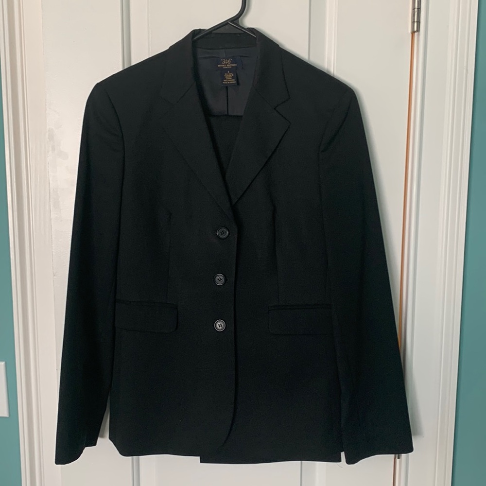 Black Brooks Brothers suit